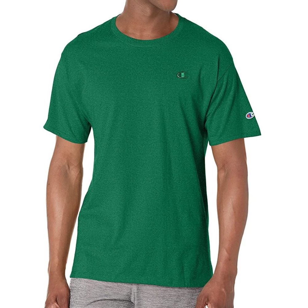 Champion Men's Classic Jersey T-Shirt Green